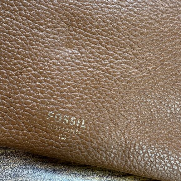 Fossil Molly Clutch Wallet Wine Multi Colored Brown Leather Card Holder - Picture 4 of 10
